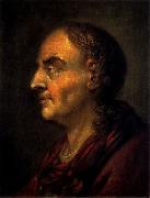 Bernhard Rode Self-portrait oil painting